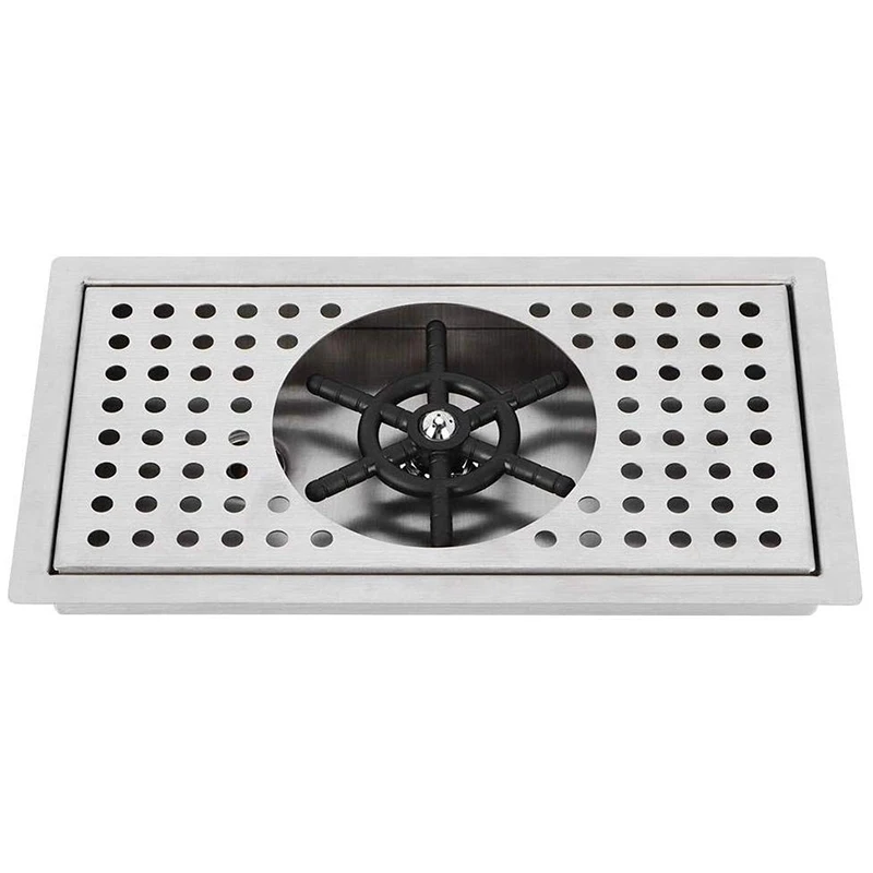 

11 cm Diameter Glass Washer 304 Stainless Steel Milk Tea Cup Cleaner Cleaner Glass Washer Embedded High Pressure Cup Pusher Midd