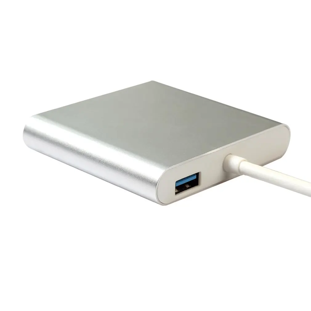 Тип-c к Hdmi 4 K конвертер 4 Rj45 Usb 3,0 Usb 3,1 в 1 Usb-C многофункциональный удлинитель usb-хаб 3,1 для Macbook Hdtv Chromebook