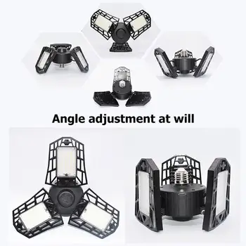 

E27 144LED 60W Iron Man Deformation Folding Light Creative Hanging Lamp