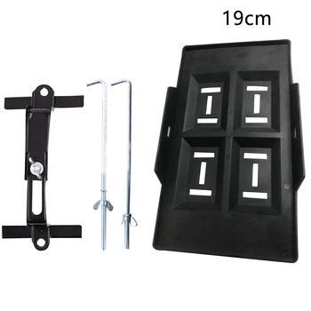 

Adjustable Holder Down Clamp Storage Bracket Marine Boat Recessed Slots Easy Install Metal Cycle Fix Car Battery Tray Kit
