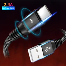 Кабель usb type-C 0,3 м 1,2 м 1,8 м 5 в а кабель для зарядки для samsung s9 s8 note 8 9 huawei xiaomi mi6 mi 8 oneplus