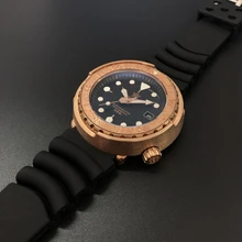 Germany Import Tin Bronze 300m Dive Watch Bronze Japan NH35 Auto Mechanical Watches Bronze Tuna Mechanical Watch