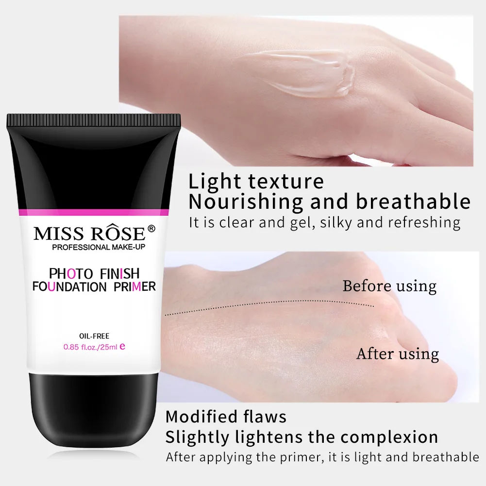 Miss Rose набор косметических шлангов для глаз и лица, увлажняющий и нижний Невидимый изоляционный крем для макияжа