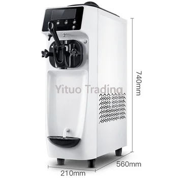 

Desktop Automatic Small Mini Ice Cream Machine Cone Machine Single Head Ice Cream Machine Commercial Ice Cream Machine DMS-16TE