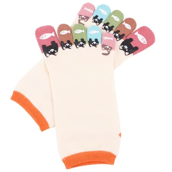 

1 Pair Five Toes Socks Casual Cotton Socks Breathable Socks Fashion Footwear