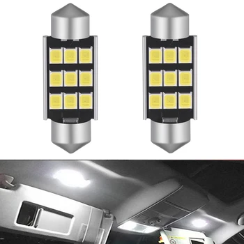 

2pcs LED 36mm 31mm 42mm 39mm White CANBUS C5W Bulbs Interior Lights License Plate Light For BMW E39 E36 E46 E90 E60 E30 E53 E70
