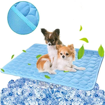 

Dog Mat Cooling Summer Pad Mat For Dogs Cat Blanket Sofa Breathable Pet Dog Bed Summer Washable For Small Medium Large Dogs Car
