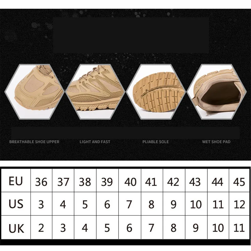Мужские уличные военные тактические армейские ботинки, дышащие Нескользящие низкие ботинки для альпинизма, треккинга, походов, спорта, армейские ботинки