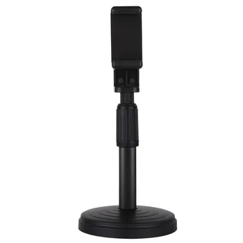 Preise LANBEIKA Runde Basis Desktop Montieren Für LED Ring Video Live Licht Studio Füllen Licht Stehen Flexible Clip Für TikTok Blogger