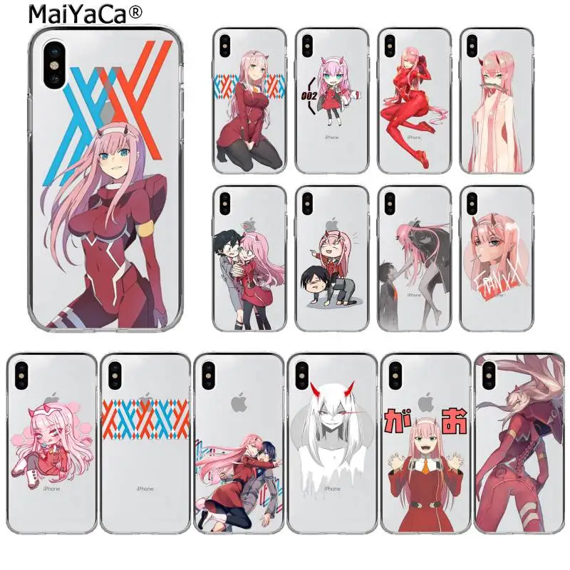 MaiYaCa DARLING in the FRANXX ZERO TWO Phone Cover для iphone SE 2020 11 pro XS MAX 8 7 6 6S Plus X 5 5S XR|Бамперы| |