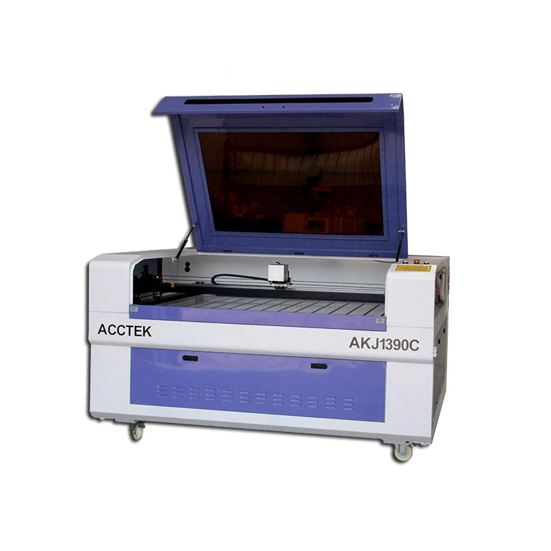 Лазерный гравер по дереву cnc co2 лазерная маркировочная машина AKJ1390C резка