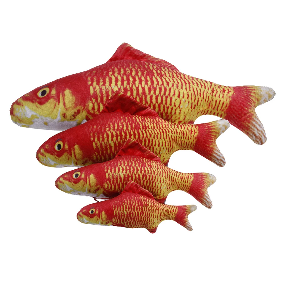 Pet Cat Kitten Fish Shape Catnip Bite-resistant Playing Scratch Chewing Toy 2020