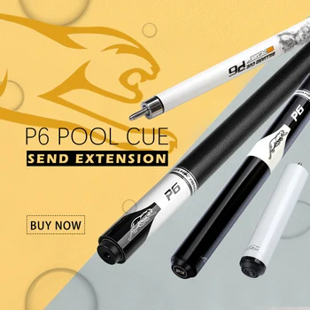 

PREOAIDR 3142 P6 Pool Cue 2 Shafts Carbon+Maple Shaft Billiard Kit 10/11.5/13mm Tip With Extension Professional Billar Stick Cue