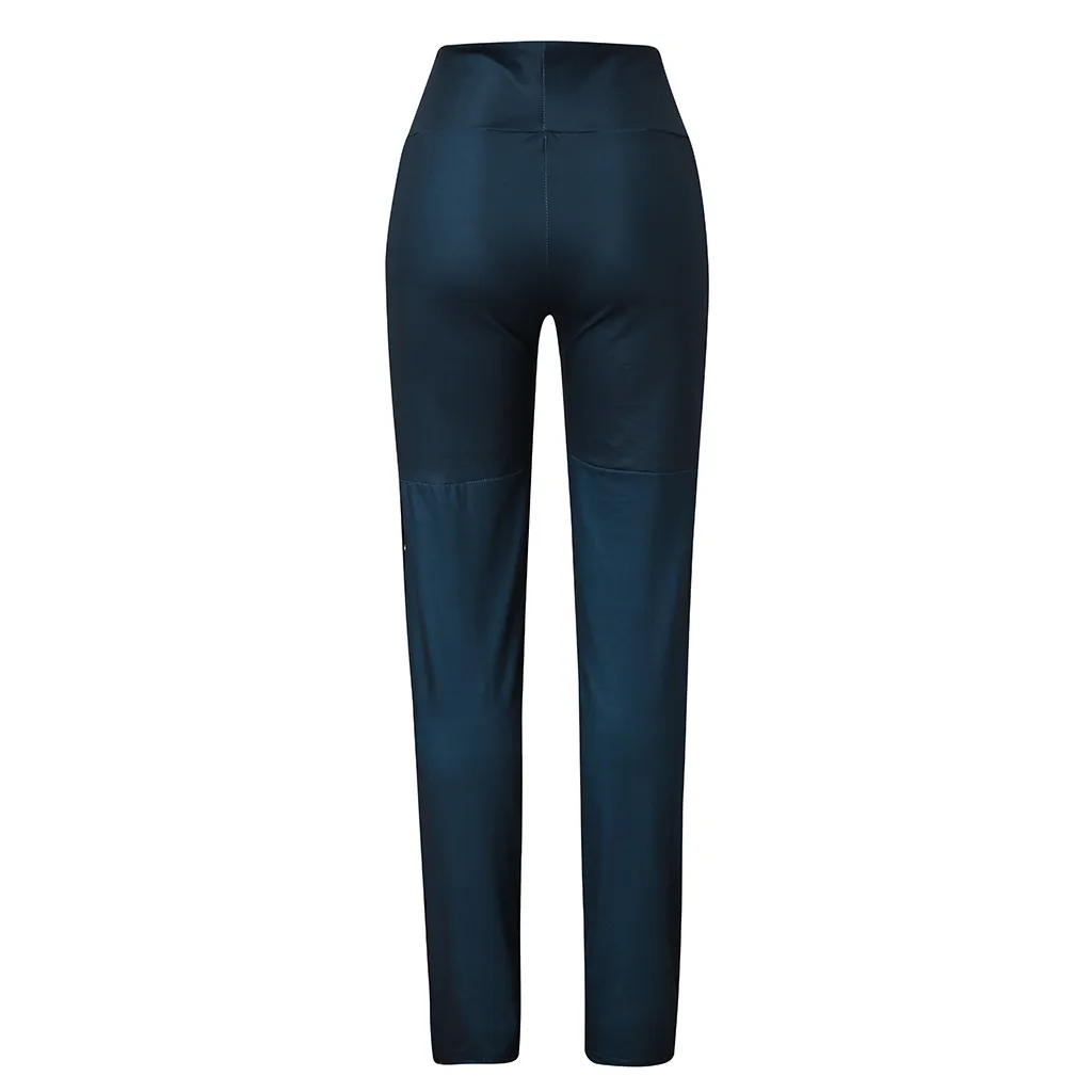 Женские брюки карандаш с заклепками готические облегающие высокой талией