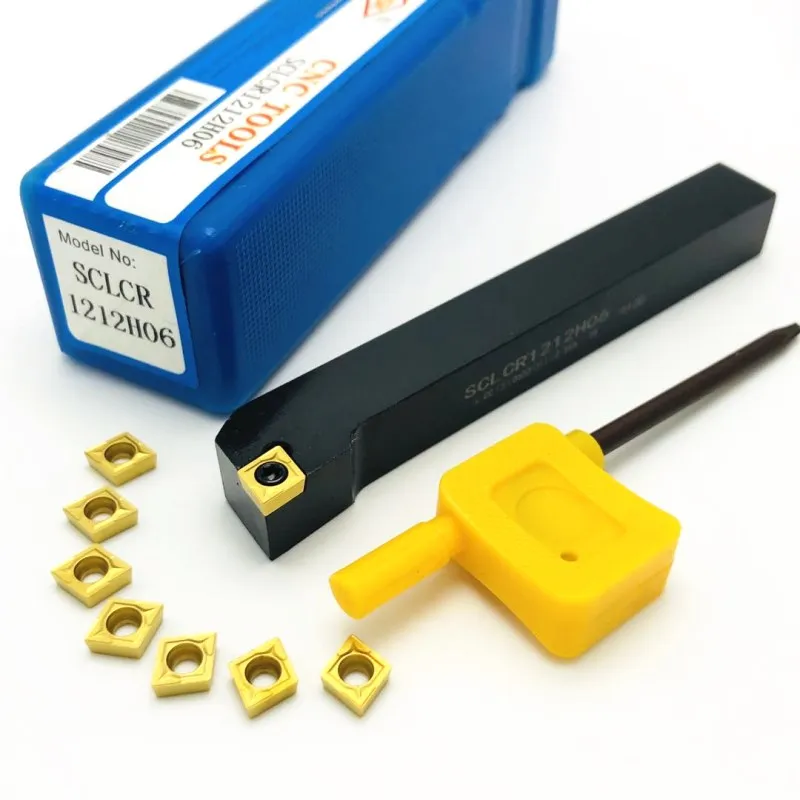

SCLCR1212H06 SCLCR1010H06 inner hole turning tool holder tungsten steel turning tool holder for CCMT060204 turning tools