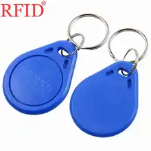 ID, 125 кГц, EM4100, только для чтения, брелоки, жетон, RFID карта, водонепроницаемый, брелок, брелоки, жетон, бирка, синий, карта контроля доступа, 20 шт