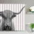 Highland Cow Theme Занавески Для Душа 3D Печать Водонепроницаемая Ткань Дикая Природа Животные Ванная Комната Занавес Набор Ванна Арт Декор С Крючками