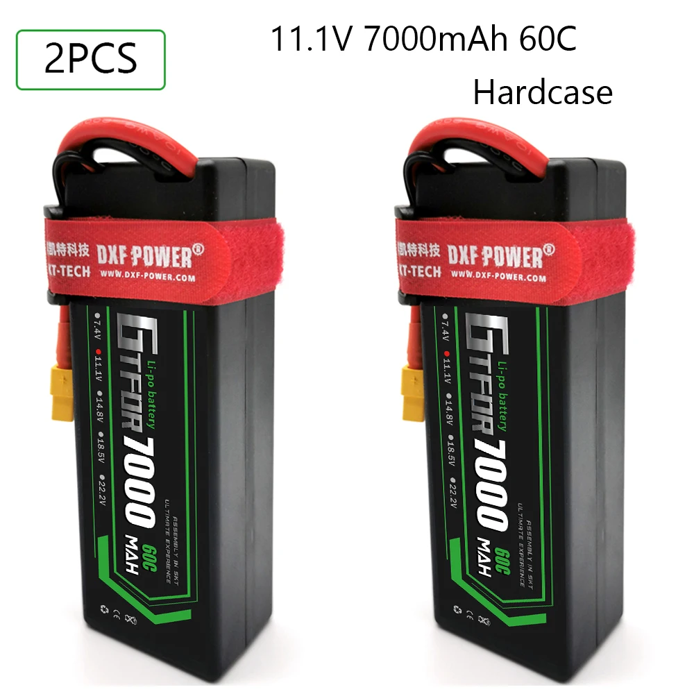 GTFDR LiPo аккумулятор 7000 мАч 11 1 В 60C/120C 3S Твердый корпус с разъемом Deans/T XT60 XT90 EC5 XT150 Trxx