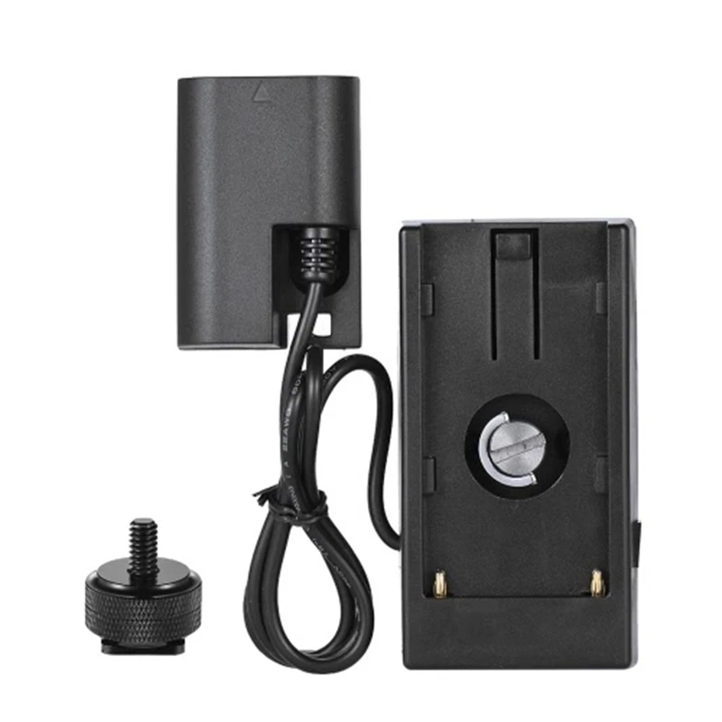 F970 NP-F Series Battery Power Supply Plate Mount System with Full-Decoding Dummy Battery for Canon LP-E6 DC Battery for Canon 5