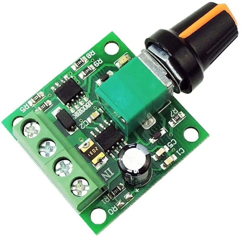 

DC 1.8V 3V 5V 6V 12V 2A PWM Motor Speed Controller Low Voltage Motor Speed Controller PWM 0~100% Adjustable Drive Module