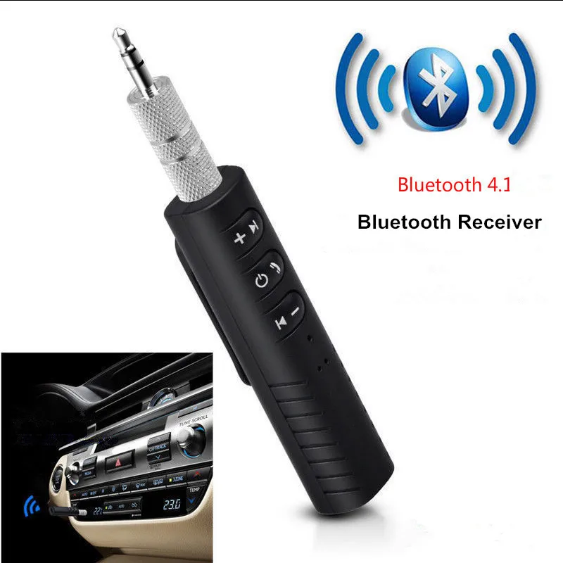 

Bluetooth Receiver Car Bluetooth AUX 3.5mm Music Bluetooth Audio Receiver Handsfree Call Car Transmitter Auto Adapter