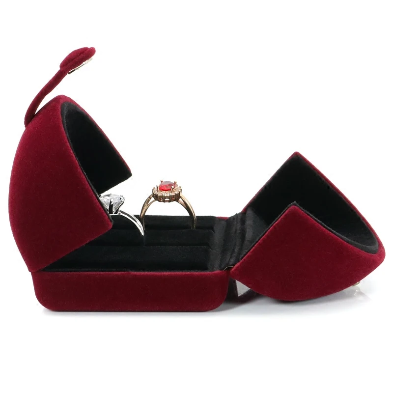 Display Box For Ring Earring Necklace Jewelry Set Velvet Case High Quality Valentine's Day 5465 | Украшения и аксессуары