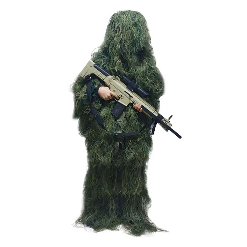 Детский Камуфляжный костюм для охоты и Ghillie, одежда для скрытой охоты, костюм снайпера, армейская камуфляжная униформа, костюм Специального солдата