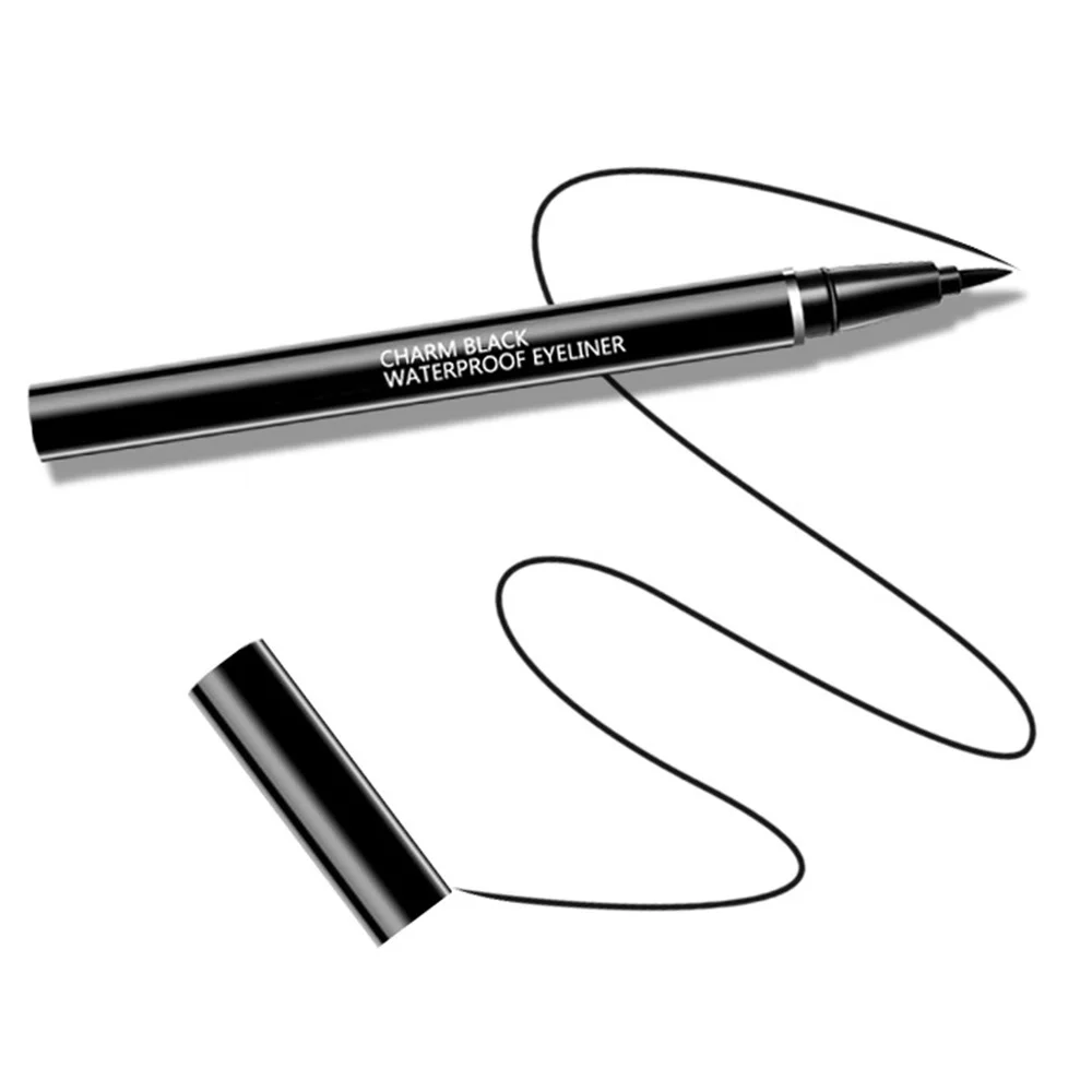 Waterproof Liquid Eyeliner Make Up Beauty Cosmetics Sweatproof Eye Liner Pen Pencil with Steel Ball
