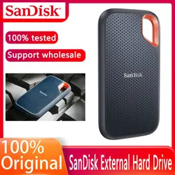 Sandisk e61 ssd externo portátil 1tb 500gb 2tb 1050 mb/s disco rígido usb 3.2 gen 2 hd ssd disco de estado sólido para desktop portátil