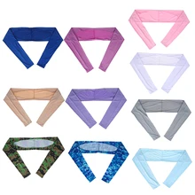 Рукав для защиты от солнца, теплые перчатки для рук с камуфляжным принтом, длинные перчатки для гольфа, велоспорта