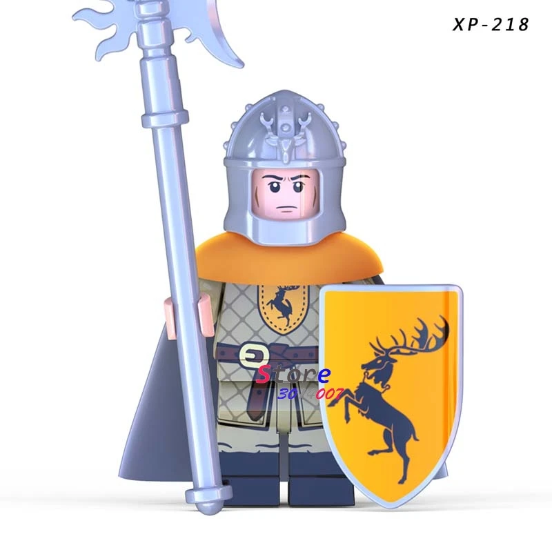 50pcs Elves Gondor Fountain Guard Sword Lancers Game of Thrones Gendry Medieval Archers Series building blocks toys for children - Цвет: XP218