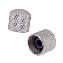 Boutons de commande de guitare électrique en métal, 4 pièces, en alliage de Zinc, accessoires 