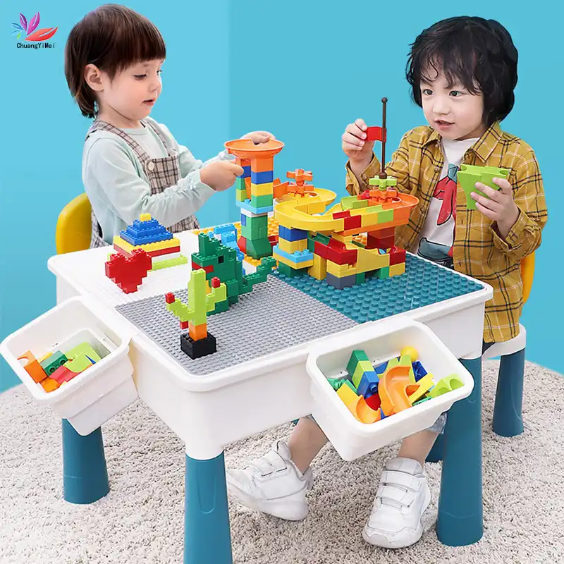 lego building block table