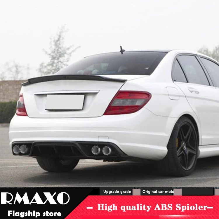 Спойлер для Benz W204 AC 2008-2014 C180 C200 C260 C280 высококачественный спойлер заднего крыла