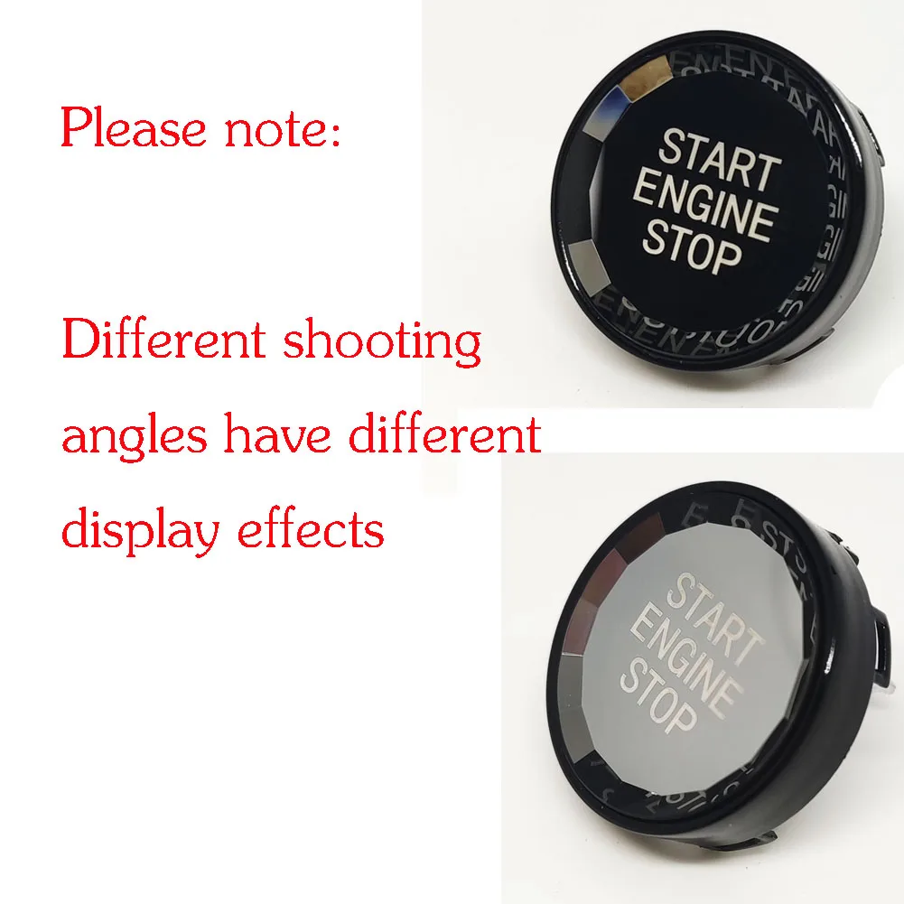 Engine START STOP Button Accessories for BMW X1 X5 E70 X6 E71 Z4 E89 1 3 5 Series E90 E91 E92 E60 Car Replace Cover 2
