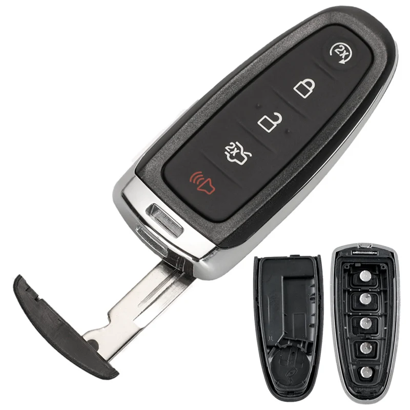 5 Buttons Remote Smart Car Key Shell Fit for Ford / Explorer / Edge / Escape / Flex / Taurus 2011 2012 2013 2014 2015