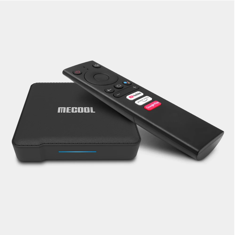 20PCS /LOT Mecool Tv Box KM1 Andriod 9 4G 64GAmlogic S905X3 ATV box Dual Wifi 8K Voice Google Certified tv | Электроника