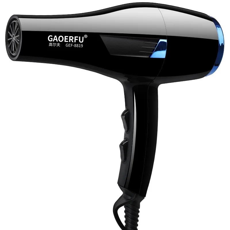 

ITAS1281 Negative Ion High Power Blower Hot and Cold Wind Silent Household Dormitory Hair Dryer with 6 Gear Black Free Shipping