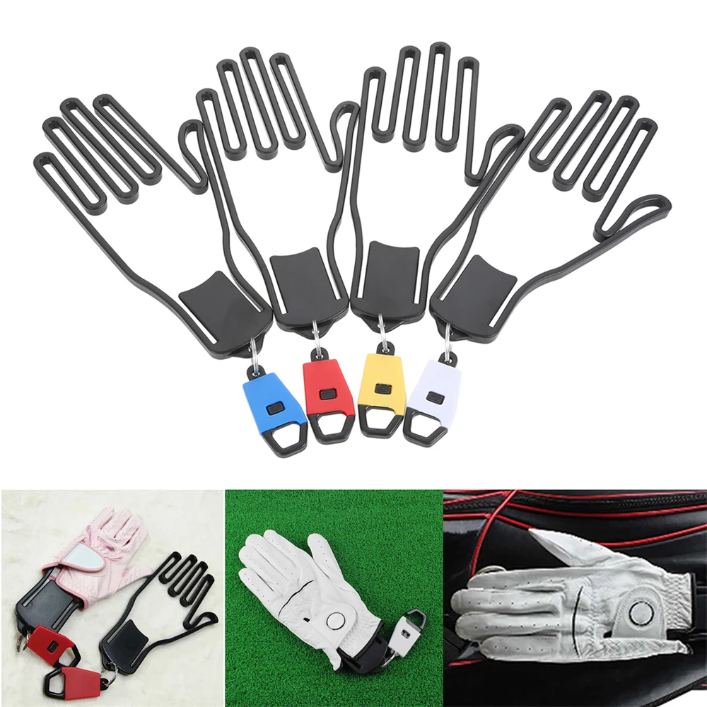 1PcPlasticGolfGloveKeychainHolderRackFrameDryerHanger