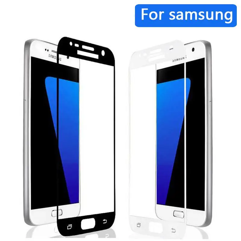 Закаленное стекло 9H для Samsung Galaxy A5 A6 A7 A8 A9 2018 A10 A20 A30 A40 A50 J3 J4 J6 J7 J8|Защитные стёкла и