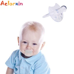 2Pcs/Lot Baby Pacifier 1Pcs Round+1Pcs Flat Shape Food Grade Silica Gel Pacifier Feeding Chupeta Baby Products Pacifier for Baby