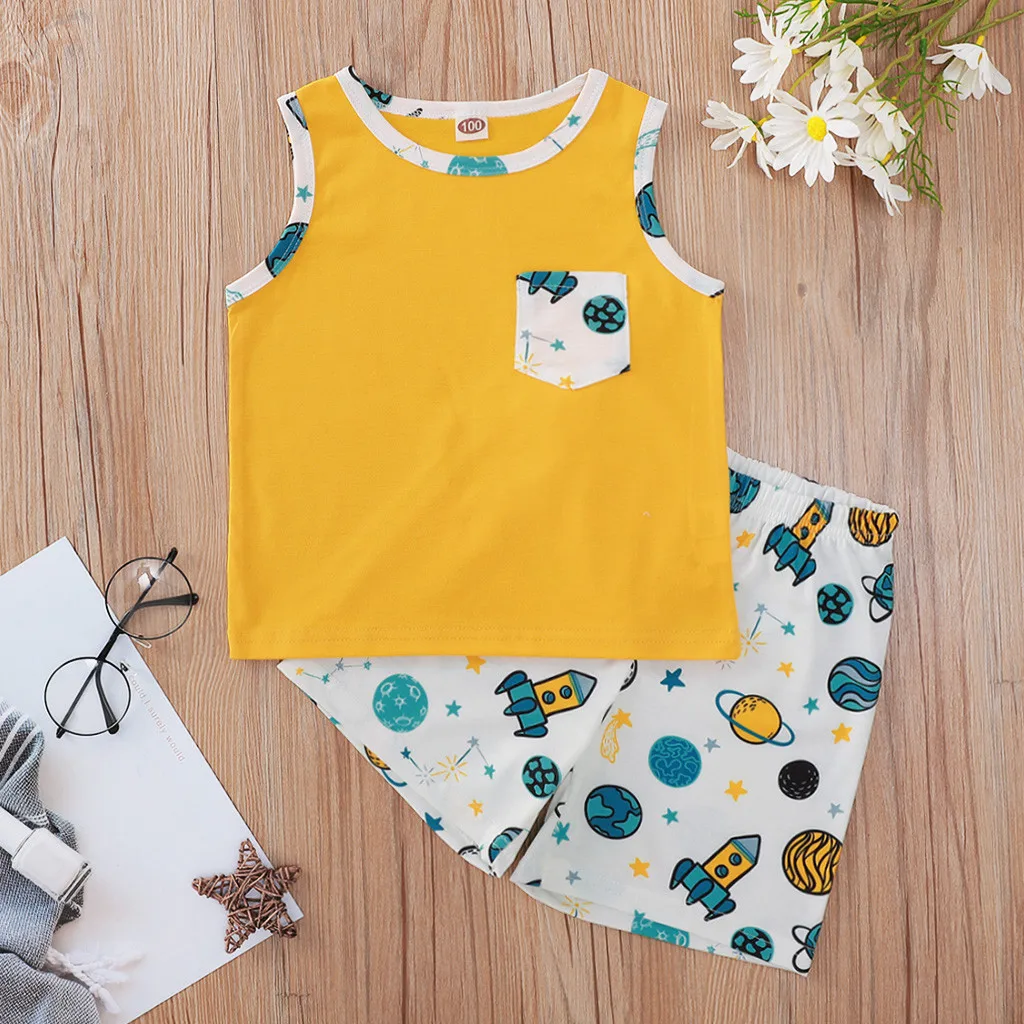 От 1 до 8 лет летняя одежда для мальчиков 2021 детское ночное белье маленьких на