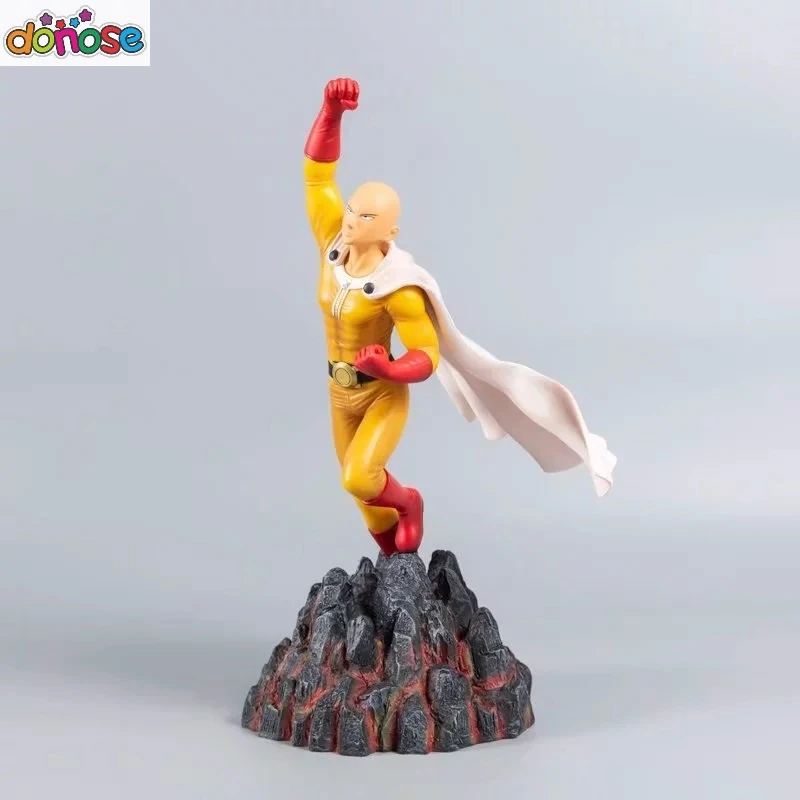 One Punch Man Saitama Statue Model Toys Anime One-Punch Man PVC Action Figures Saitama Genos Figura Figurine Toy Doll