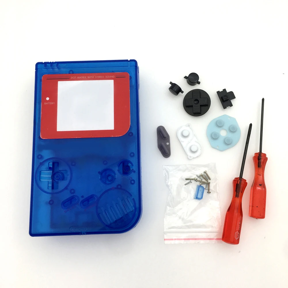 Для Gameboy игровой мальчик оригинальная консоль полный Чехол, Корпус Замена для Nintendo Gameboy классический для GBO консоли