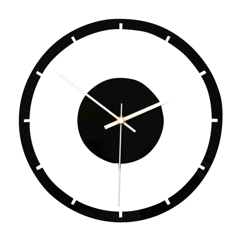Wall Clock Modern Design Nordic Style Wall Clock Silent Transparent Acrylic Clock Home Living Room Wall Clock Modern Design Home
