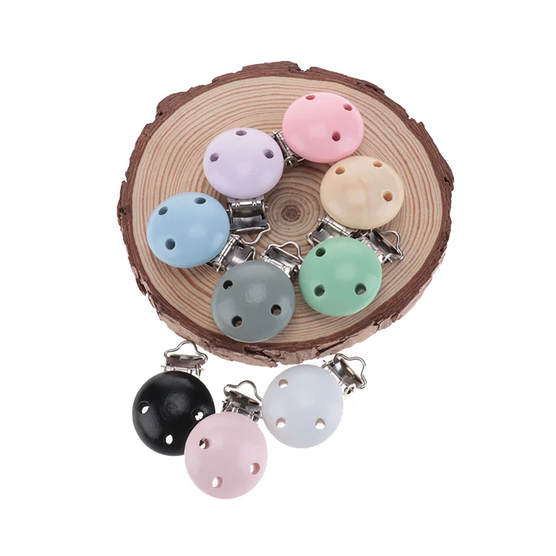 Baby Pacifier Clips Teething Beads Clips 50pcs