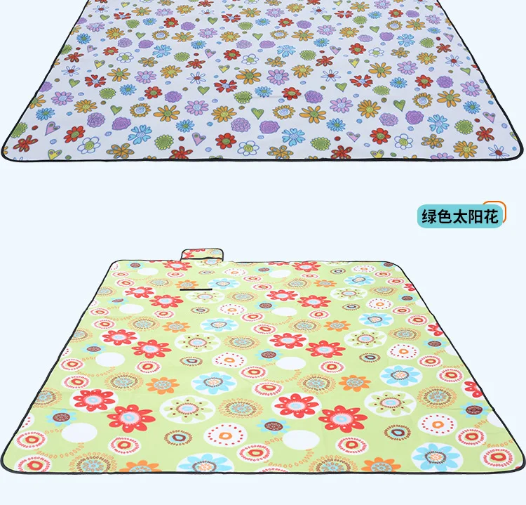 Outdoor Thick Suede Picnic Mat Moisture Proof Pad Extra Large 2 X 1.5m Baby Creeping Mat