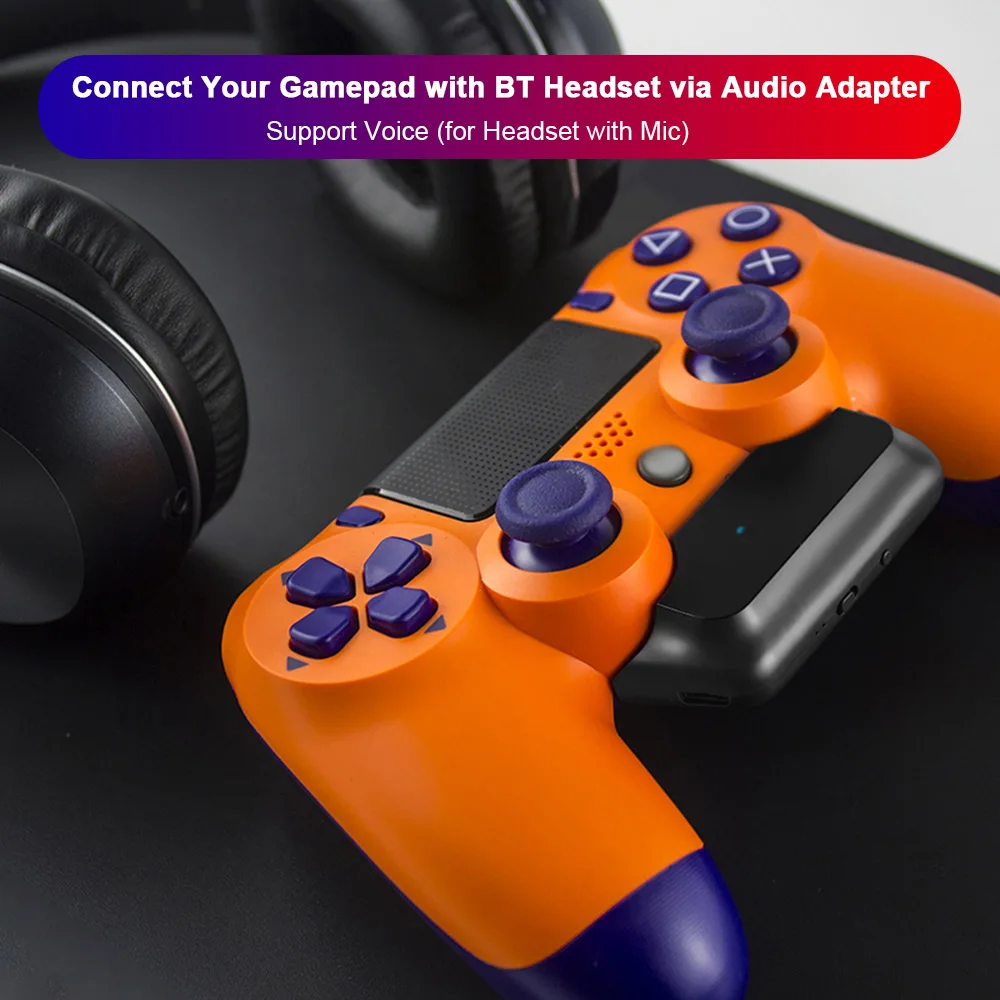 5G беспроводной мини аудио адаптер PS4 Геймпад контроллер Bluetooth 5,0 игровой приемник с гарнитурой конвертер для PS4