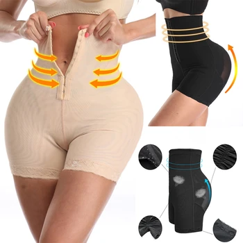 

1PC Women's High Waist Shapewear Tummy Control Slimming Underwear Body Shaper Workout Waist Trainer Plus Size S-6XL