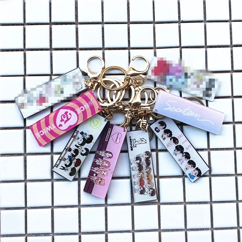 

Bts blackpink Twice Key Cap Tag Key Chain Pendant